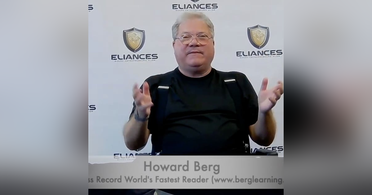 Howard Berg, Guinness Book Worlds Fastest Reader, Berg Learning Howard Berg, Guinness Book Worlds Fastest Reader, Berg Learning