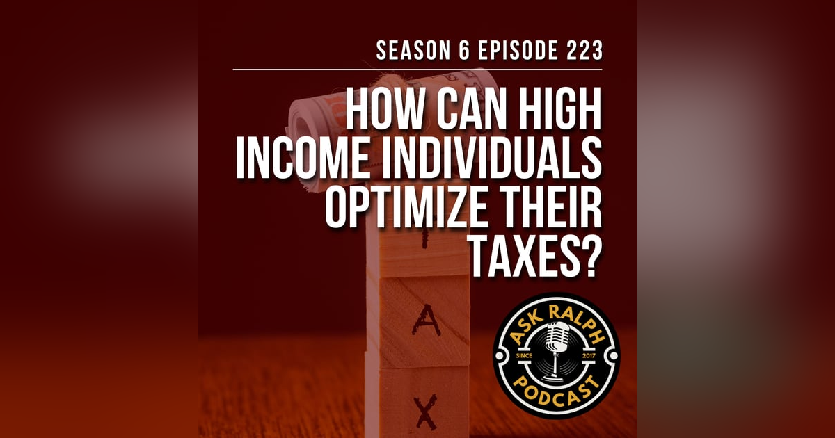 How Can High Income Individuals Optimize Their Taxes? How Can High Income Individuals Optimize Their Taxes?