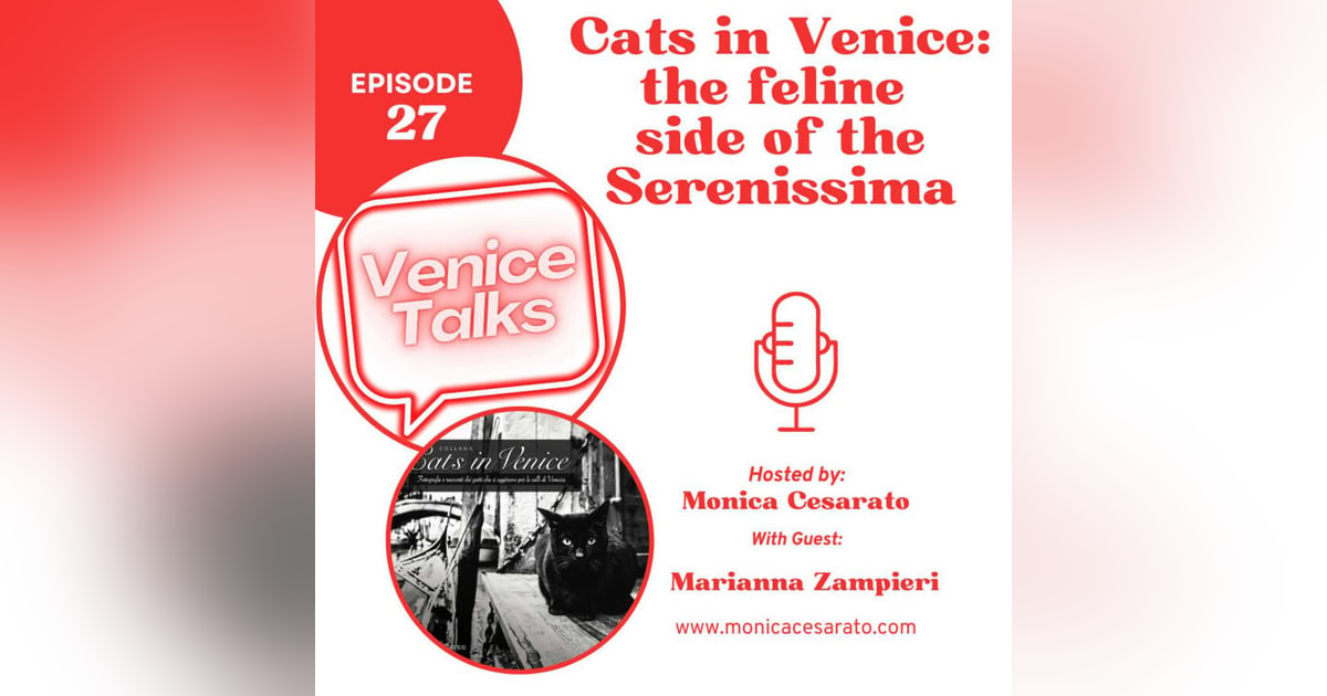 Ep.27 - Feline Frames: Prowling Through the Enchanting Pages of Venice's Catography Series. A chat with Marianna Zampieri from Cats In Venice Ep.27 - Feline Frames: Prowling Through the Enchanting Pages of Venice's Catography Series. A chat with Marianna Zampieri from Cats In Venice