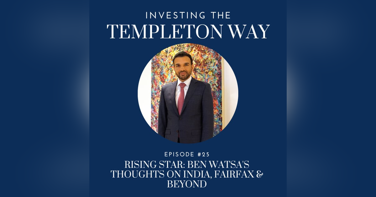 Rising Star: Ben Watsa's Views on India, Fairfax & Beyond Rising Star: Ben Watsa's Views on India, Fairfax & Beyond