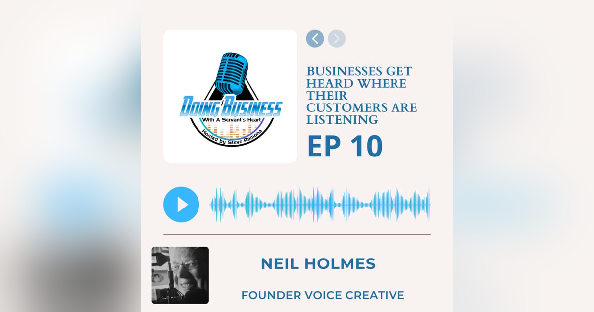 Businesses get heard where their customers are listening - Neil Holmes Founder Voice Creative Businesses get heard where their customers are listening - Neil Holmes Founder Voice Creative