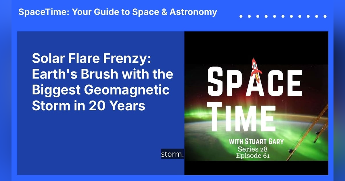 Solar Flare Frenzy: Earth’s Brush with the Biggest Geomagnetic Storm in 20 Years Solar Flare Frenzy: Earth’s Brush with the Biggest Geomagnetic Storm in 20 Years