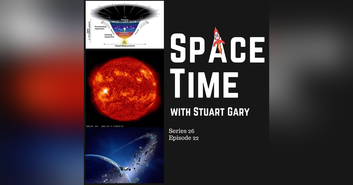 S26E22: Could Black Holes be the Source of Dark Energy // Another Solar Flare Blast // Soyuz Launch Delay S26E22: Could Black Holes be the Source of Dark Energy // Another Solar Flare Blast // Soyuz Launch Delay