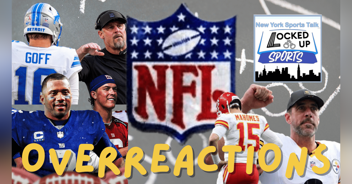 NFL Week One Recap: Jets & Giants Fall, Overreactions, and Who Should Worry NFL Week One Recap: Jets & Giants Fall, Overreactions, and Who Should Worry