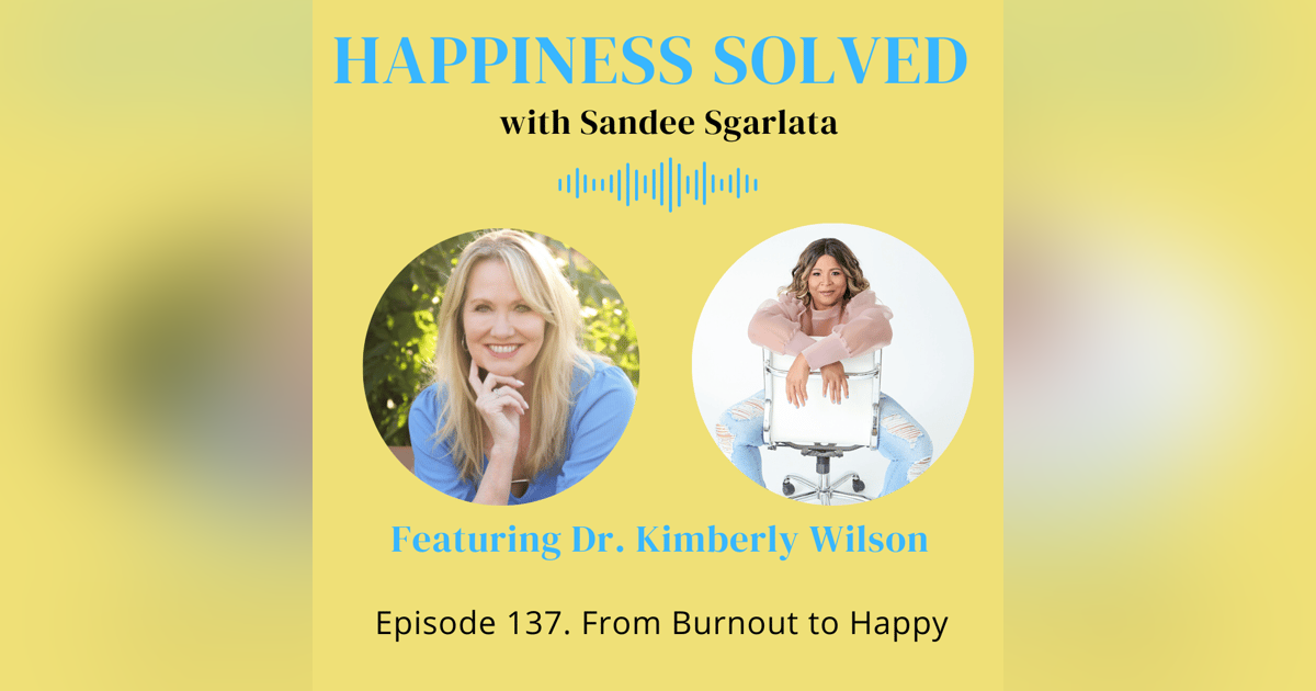 137. From Burnout to Happy with Dr. Kimberly Wilson 137. From Burnout to Happy with Dr. Kimberly Wilson
