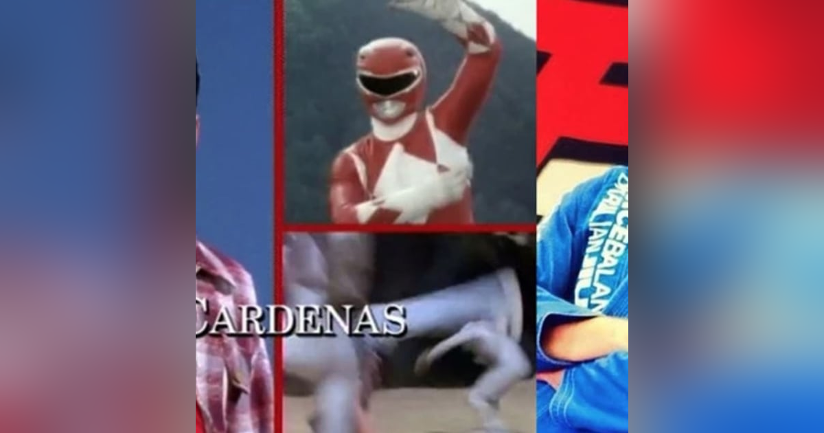 Steve Cardenas Red Power Ranger Rocky Turbo 5h degree degree black belt Steve Cardenas Red Power Ranger Rocky Turbo 5h degree degree black belt