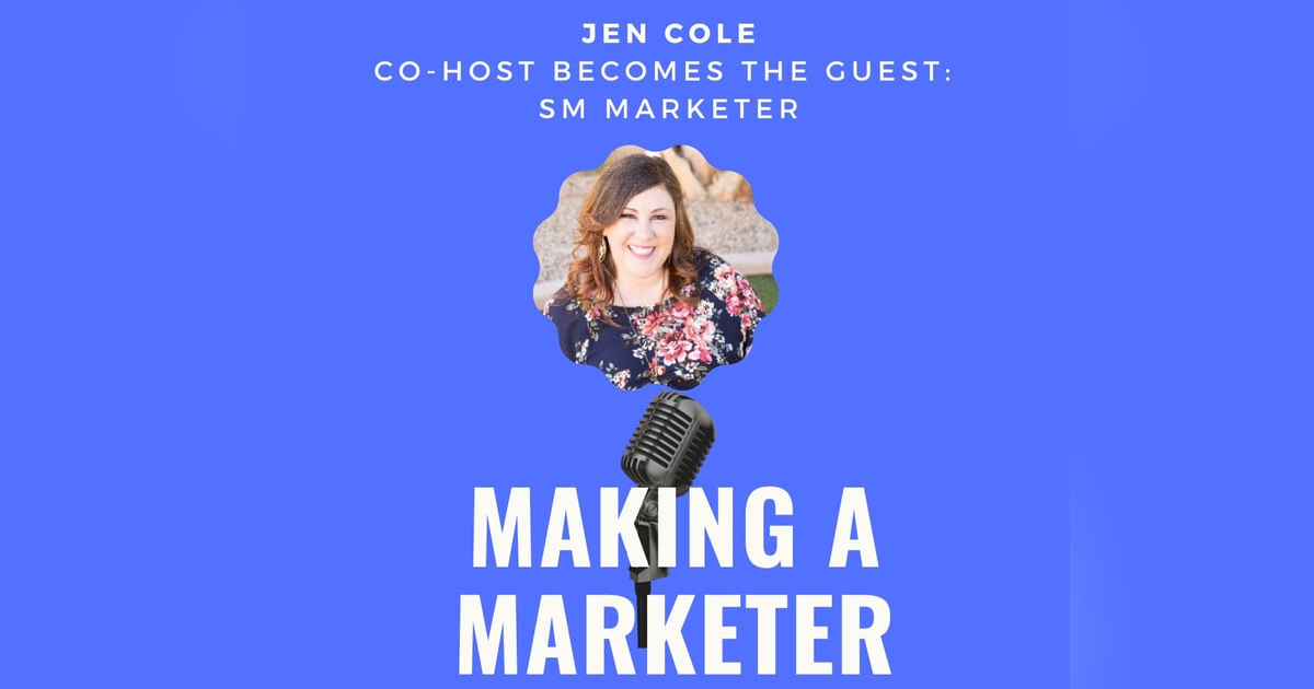 Social Media Manager & MaM Co-Host Jen Cole Becomes the Guest Social Media Manager & MaM Co-Host Jen Cole Becomes the Guest
