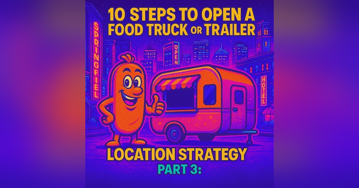 10 Steps to Open a Food Truck or Trailer: Part 3 - Mastering Location Strategy with Gus the Grinder 10 Steps to Open a Food Truck or Trailer: Part 3 - Mastering Location Strategy with Gus the Grinder