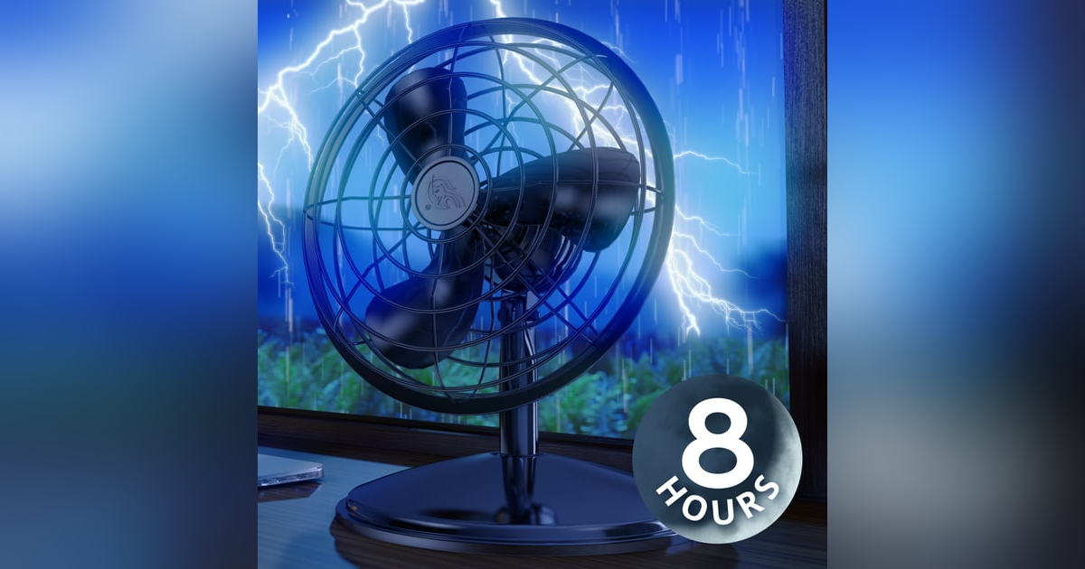 Fan Noise with Thunderstorm Sounds for Sleeping | 8-Hour Fan, Rain, & Thunder Ambience Fan Noise with Thunderstorm Sounds for Sleeping | 8-Hour Fan, Rain, & Thunder Ambience