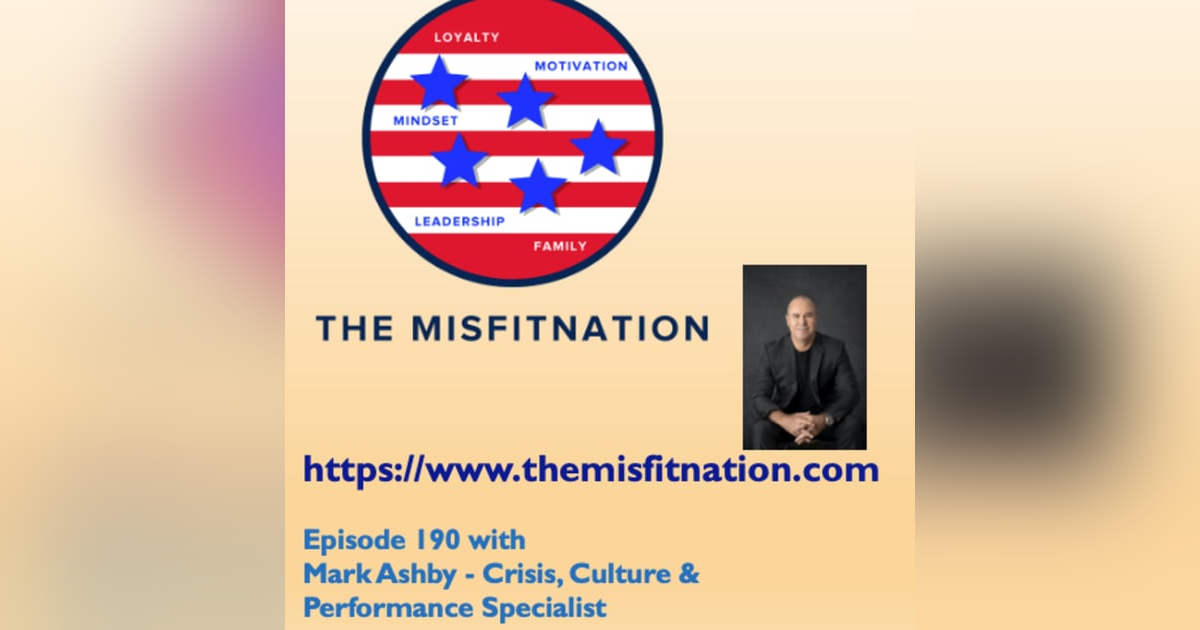 Mark Ashby - Crisis, Culture & Performance Specialist Mark Ashby - Crisis, Culture & Performance Specialist