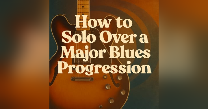 image for How to Solo Over a Major Blues Progression
