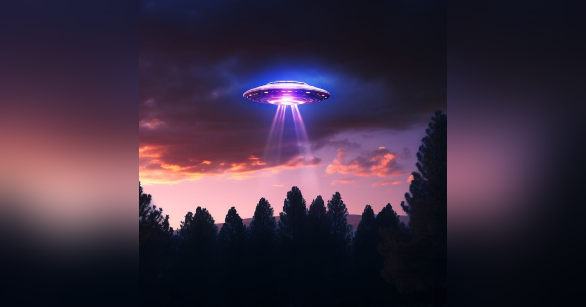 A UFO Guy and Marley Woods A UFO Guy and Marley Woods