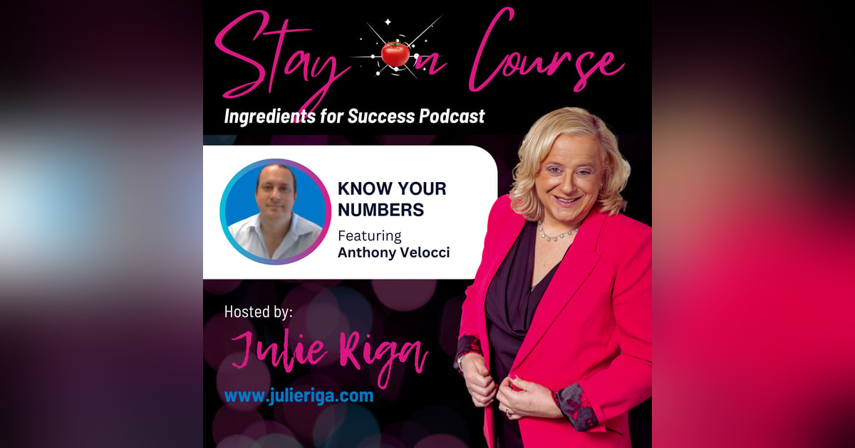 Know Your Numbers with Anthony Velocci Know Your Numbers with Anthony Velocci