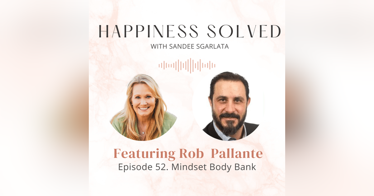 52. Mindset Body Bank: Interview with Rob Pallante 52. Mindset Body Bank: Interview with Rob Pallante