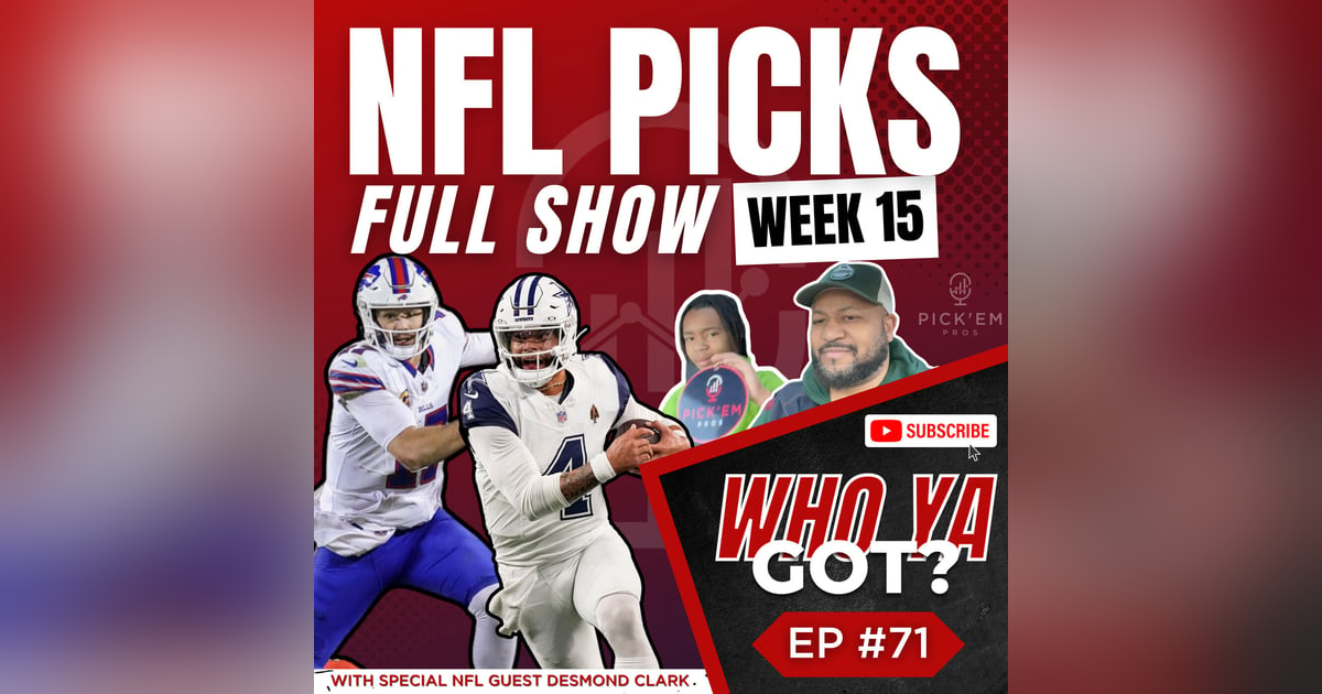 NFL WEEK 15 - Picking ALL 16 Games For Causes - Father & Son Battle Pro NFL WEEK 15 - Picking ALL 16 Games For Causes - Father & Son Battle Pro