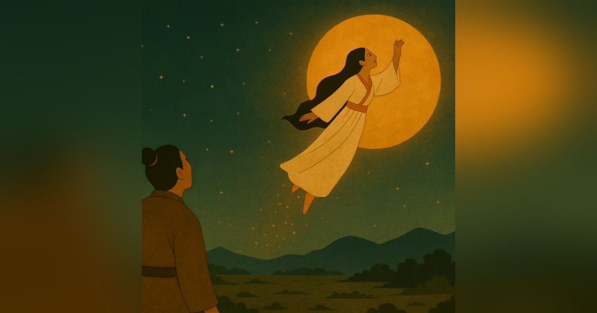 嫦娥与后羿(三) : 嫦娥奔月 | Chang’e and Hou Yi (Part 3): Chang'e Flies to the Moon 嫦娥与后羿(三) : 嫦娥奔月 | Chang’e and Hou Yi (Part 3): Chang'e Flies to the Moon