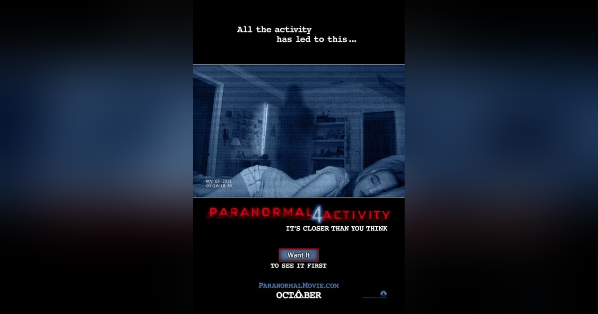 PARANORMAL ACTIVITY 4 PARANORMAL ACTIVITY 4