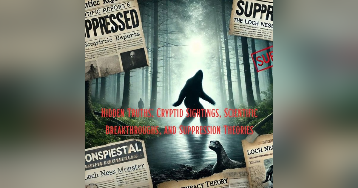 Hidden Truths: Cryptid Sightings, Scientific Breakthroughs, and Suppression Theories Hidden Truths: Cryptid Sightings, Scientific Breakthroughs, and Suppression Theories