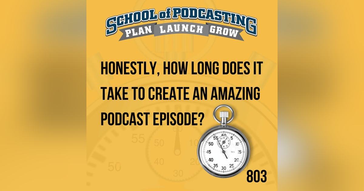 Honestly, How Long Does it Take to Create an Amazing Podcast Episode? Honestly, How Long Does it Take to Create an Amazing Podcast Episode?