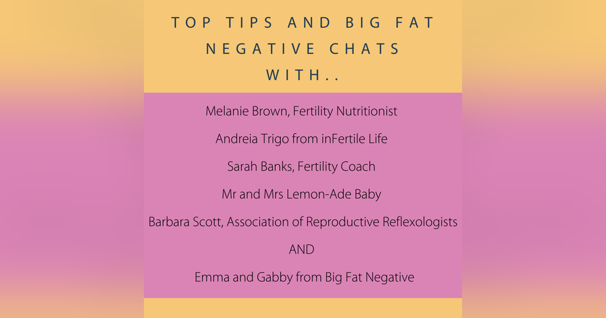 Top Tips and Big Fat Negative chats Top Tips and Big Fat Negative chats