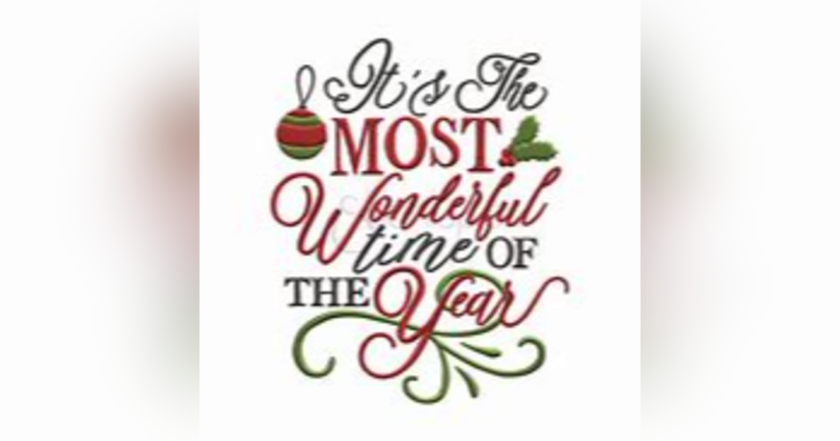 The Most Wonder Time Of The Year The Most Wonder Time Of The Year