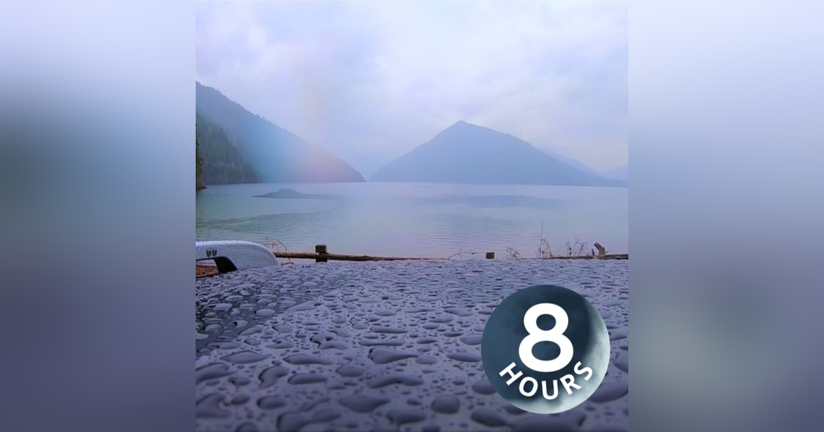 Gentle Rain & Lake Water Sounds 8 Hours | Sleep, Study, Focus with Rainstorm White Noise Gentle Rain & Lake Water Sounds 8 Hours | Sleep, Study, Focus with Rainstorm White Noise