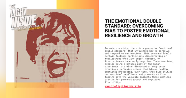 image for The Emotional Double Standard: Overcoming Bias to Foster Emotional Resilience and Growth