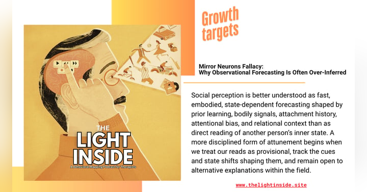 image for Mirror Neurons Fallacy: Why Observational Forecasting Is Often Over-Inferred
