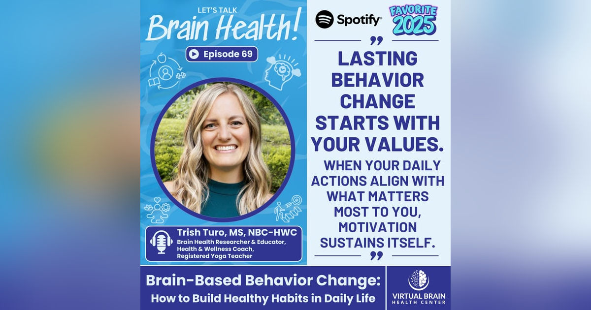 Brain-Based Behavior Chance: How to Build Healthy Habits in Daily Life with Trish Turn, MS, NBC-HWC Brain-Based Behavior Chance: How to Build Healthy Habits in Daily Life with Trish Turn, MS, NBC-HWC