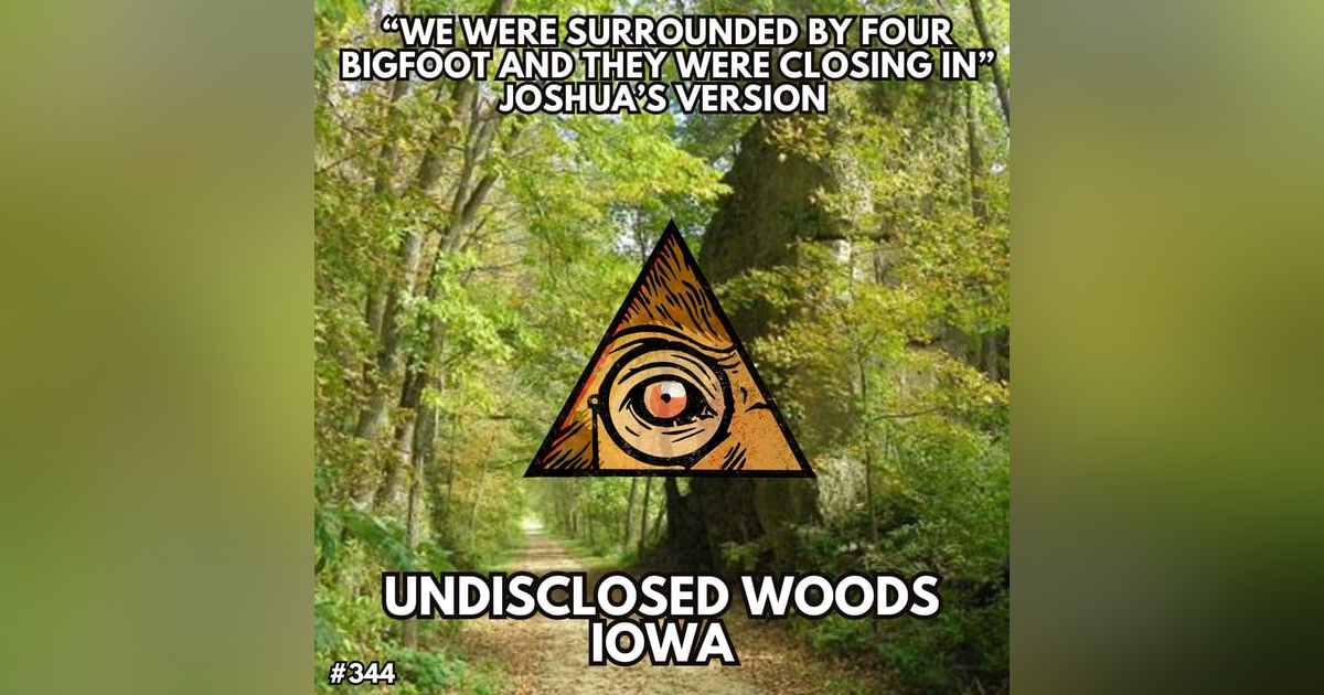 Bigfoot Society #344: We were Chased out of the Woods by Four Bigfoot: The Friend's Report Bigfoot Society #344: We were Chased out of the Woods by Four Bigfoot: The Friend's Report