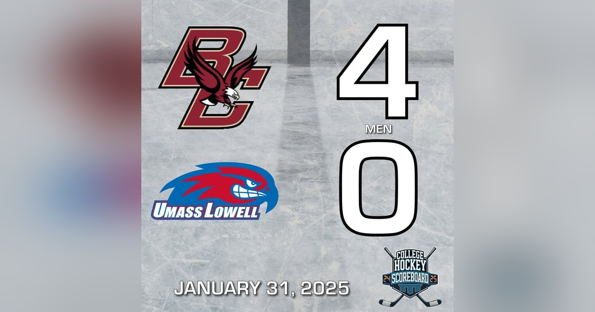 Hat tricks power BC, BU to Hockey East wins; ECAC women's race stays tight - CHS 1-31-25 Hat tricks power BC, BU to Hockey East wins; ECAC women's race stays tight - CHS 1-31-25