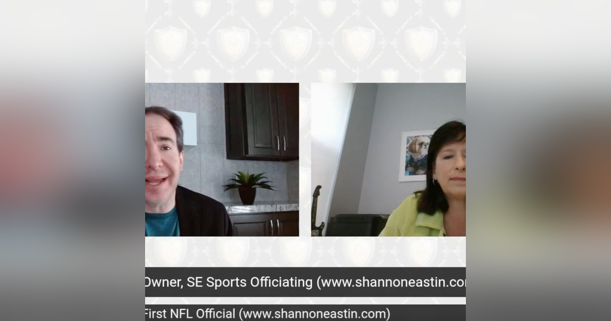 Shannon Eastin, First NFL female official, Owner SE Officiating, Author Lady Ref Shannon Eastin, First NFL female official, Owner SE Officiating, Author Lady Ref