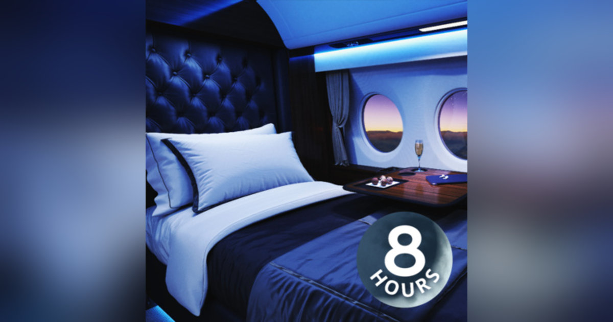 First Class Sleeping Quarters | Sleep to 8-Hour Airplane White Noise First Class Sleeping Quarters | Sleep to 8-Hour Airplane White Noise
