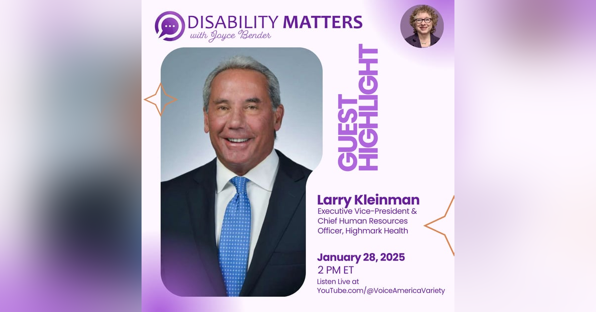 Larry Kleinman: Highmark Health Hires People with Disabilities Larry Kleinman: Highmark Health Hires People with Disabilities