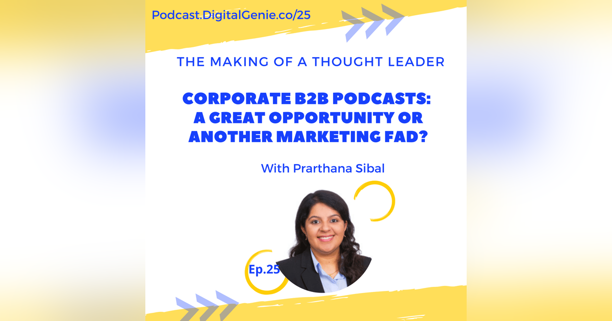 Corporate B2B podcasts: A great opportunity or another marketing fad? Corporate B2B podcasts: A great opportunity or another marketing fad?