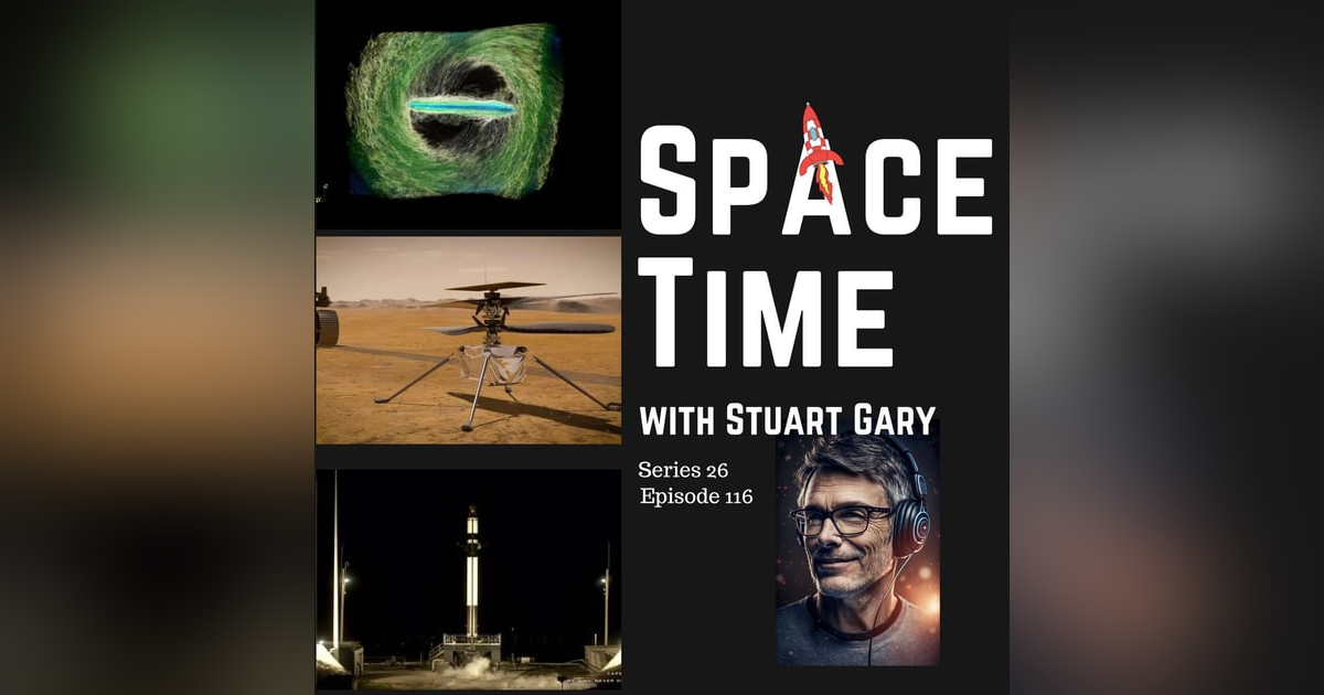 S26E116: Black Holes' Voracious Appetite // Ingenuity's Mars Milestone // Electron's Unexpected Hiccup S26E116: Black Holes' Voracious Appetite // Ingenuity's Mars Milestone // Electron's Unexpected Hiccup