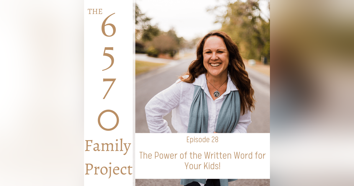 The Power of the Written Word for Your Kids! The Power of the Written Word for Your Kids!