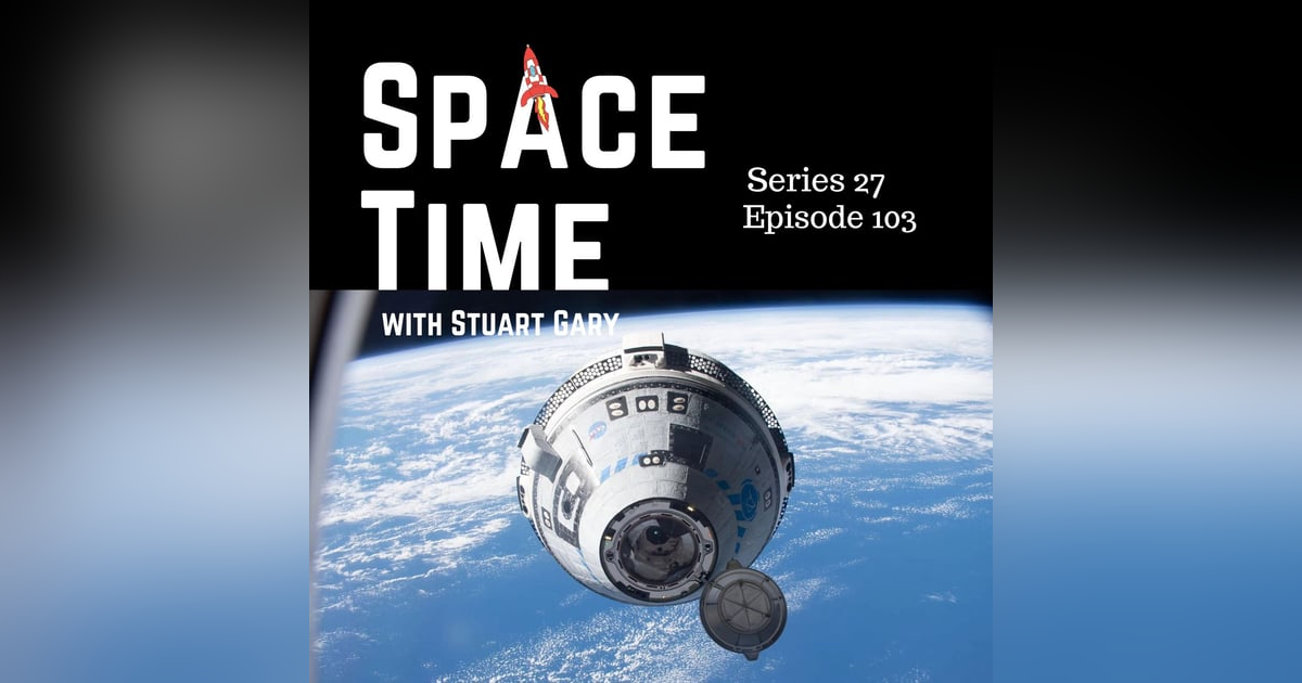 S27E103: Astronauts Swap Ships, Dinosaur-Killer Asteroid's Journey, and JUICE's Gravity Maneuver S27E103: Astronauts Swap Ships, Dinosaur-Killer Asteroid's Journey, and JUICE's Gravity Maneuver