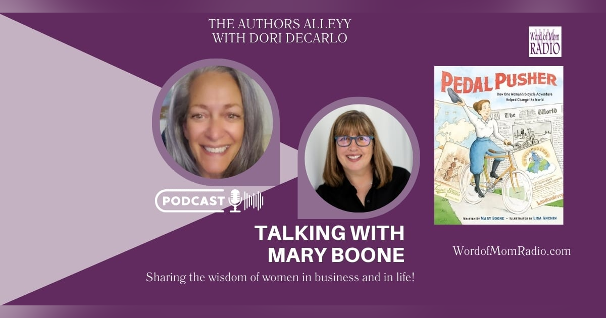 Mary Boone on The Authors Alley with Dori DeCarlo Mary Boone on The Authors Alley with Dori DeCarlo
