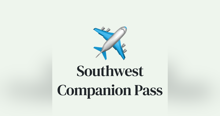 image for ✈️ Southwest Companion Pass + Up to 40K Bonus Points