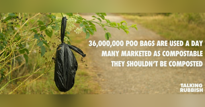 image for Talking Rubbish Podcast Calls on Dog Poo Bag Brands to Clean Up Compostable Claims