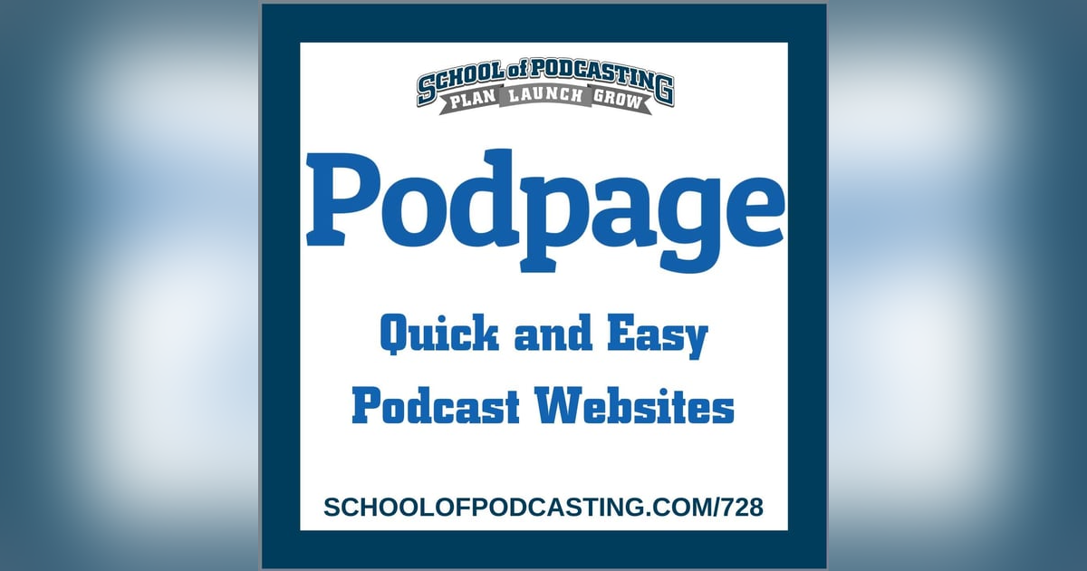 Podpage: Quick and Easy Podcast Websites Podpage: Quick and Easy Podcast Websites