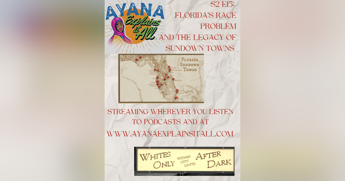 Ayana Explains Florida's Race Problem Ayana Explains Florida's Race Problem