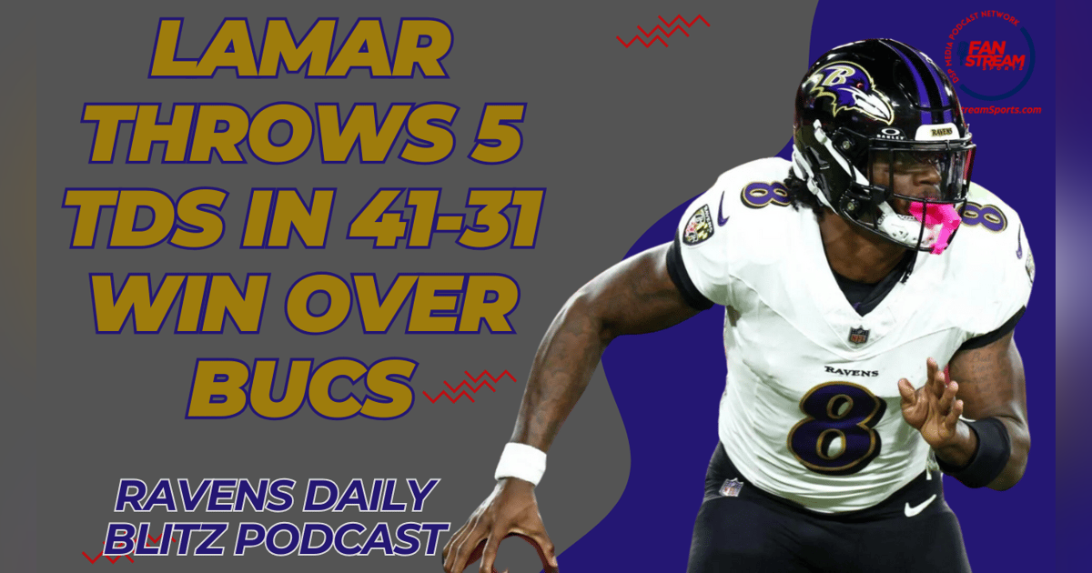 Lamar Throws 5 TDs in 41-31 Win Over Bucs Lamar Throws 5 TDs in 41-31 Win Over Bucs