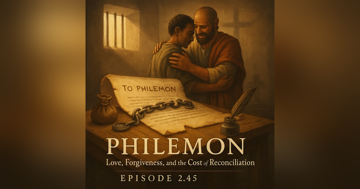 Philemon: Love, Forgiveness, and the Cost of Reconciliation Philemon: Love, Forgiveness, and the Cost of Reconciliation