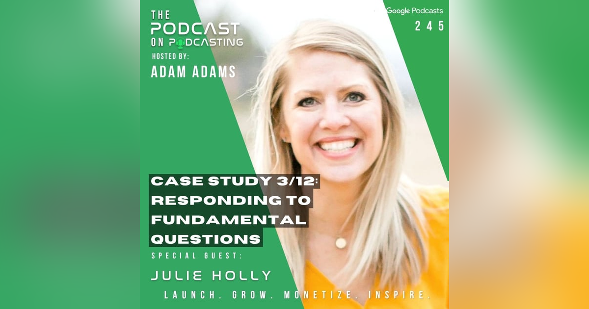 Ep245: Case Study 3/12: Responding To Fundamental Questions - Julie Holly Ep245: Case Study 3/12: Responding To Fundamental Questions - Julie Holly