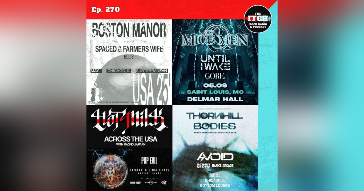 E270 Concert Catch-up: Boston Manor, Ocean Grove, Hot Milk, Pop Evil, Gore., and more! E270 Concert Catch-up: Boston Manor, Ocean Grove, Hot Milk, Pop Evil, Gore., and more!