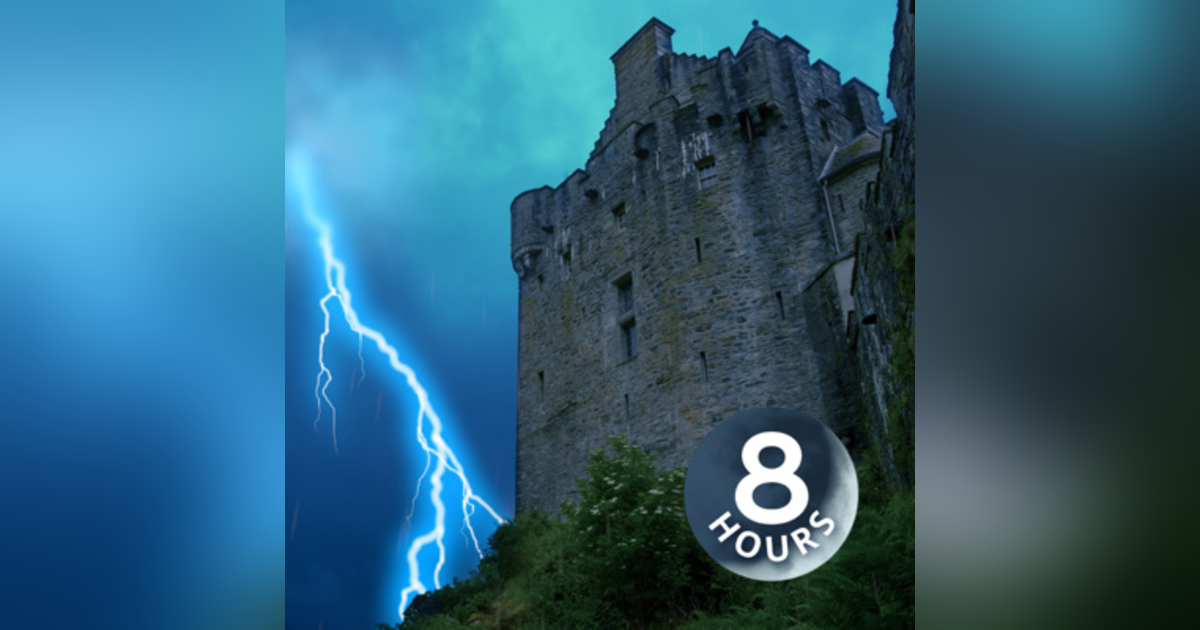 Rain on Castle with Thunder and Lightning 8 Hours | Rainstorm White Noise for Sleeping or Studying Rain on Castle with Thunder and Lightning 8 Hours | Rainstorm White Noise for Sleeping or Studying