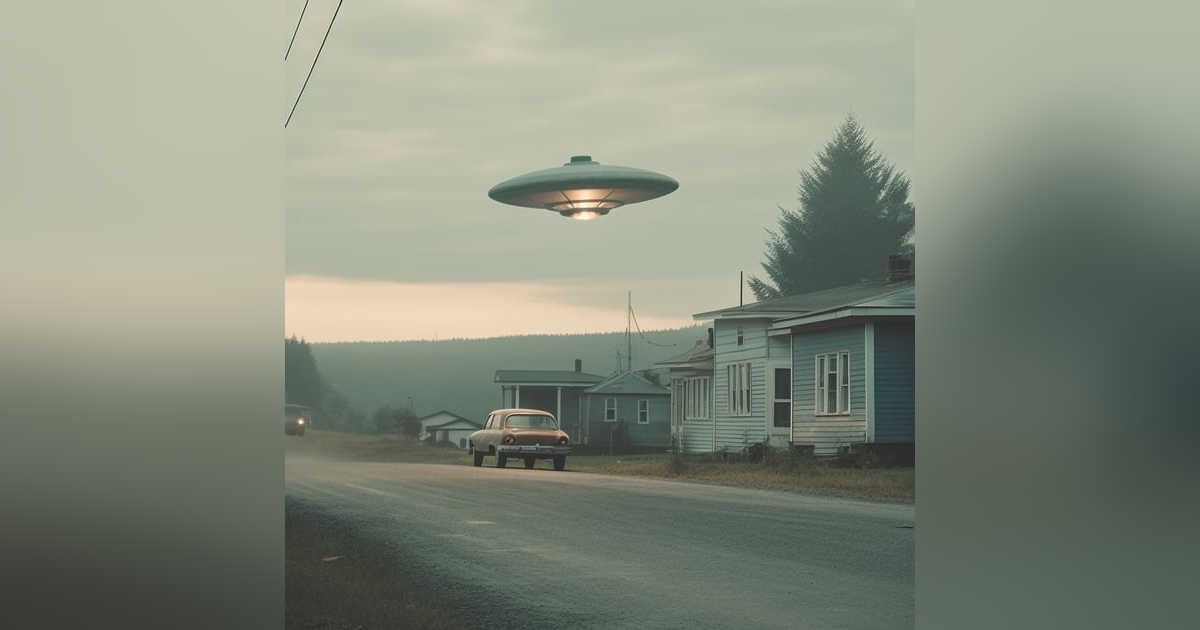 UFO Causes Car Crash UFO Causes Car Crash
