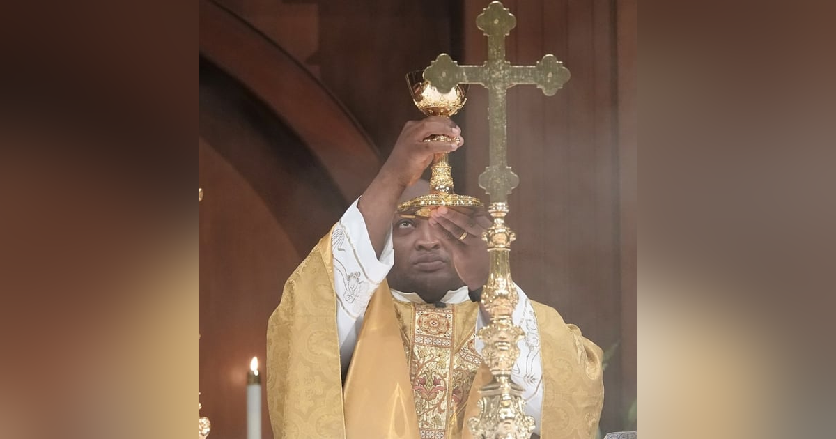 Carolina Catholic Homily of The Day Featuring Father Melchesideck Yumo of St. Mark Catholic Church of Huntersville Carolina Catholic Homily of The Day Featuring Father Melchesideck Yumo of St. Mark Catholic Church of Huntersville